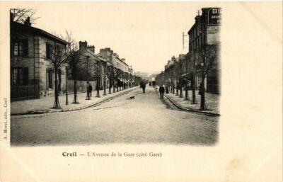 CPA CREIL L'Avenue de la Gare (376914)