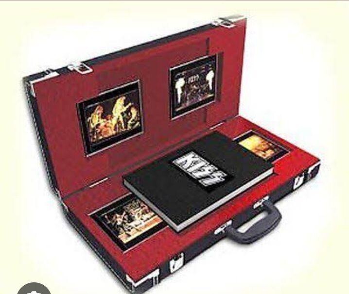 KISS Official 5CD set with Booklet, Hell's Guitar Case
