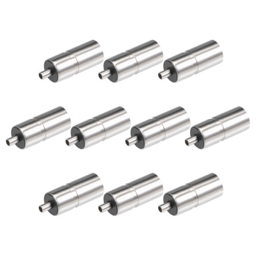 10Pcs DC Female Connector 4.0mm x 1.7mm Power Cable Jack Adapter Silver Tone - Afbeelding 1 van 4