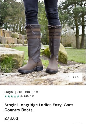 Reitstiefel BROGINI LONGRIDGE BOOTS 13 Kinder EU 32 gebraucht guter Zustand