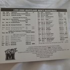 1999 2000 Maryland Basketball Schedule Juan Dixon Gary Williams Steve Blake  — photo 3