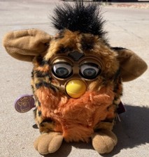 1998 Furby Cheetah Leopard Print Rare Vintage Tested Works. Original Tags
