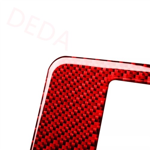 Juego completo de 23 kits de adornos decorativos interiores de fibra de carbono rojo para Tesla Modelo S 2012-20 - Imagen 14 de 16