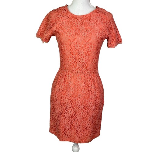 pink lace slip dress Ballet Pink Slip Dress with Eyelet Stitch and Lace Details → Juliet Dunn  London main image 0