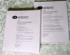 Creative Memories 8 x 10 White Scrapbook Pages and Protectors NEW