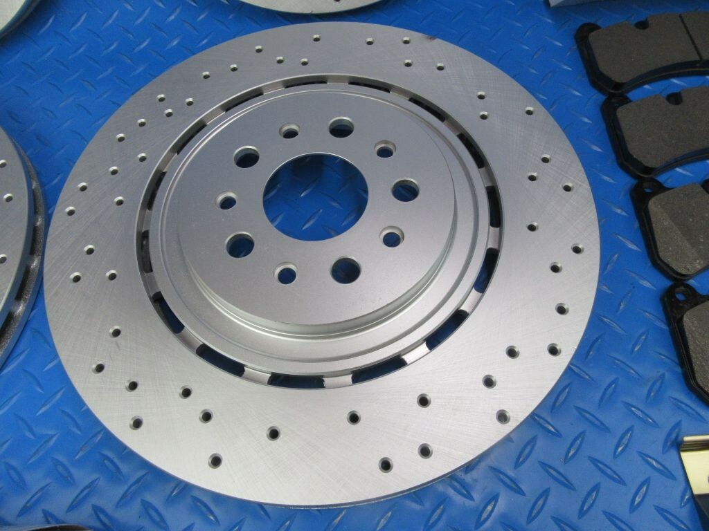 Maserati Ghibli S Sq4  front rear brake pads rotors FREE FILTER #7343 14-16
