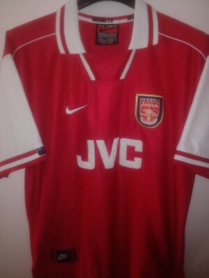 ARSENAL 1996-1998 JVC camiseta shirt trikot maillot maglia | eBay