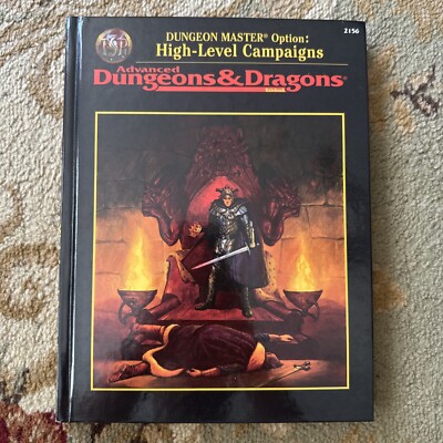 Advanced Dungeons & Dragons; DM Option: High-Level Campaigns TSR2156