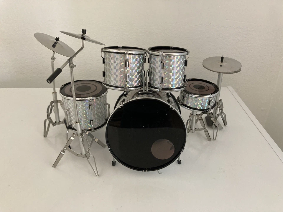 Miniature Drum Set, Drums Kit - Image 3 of 4