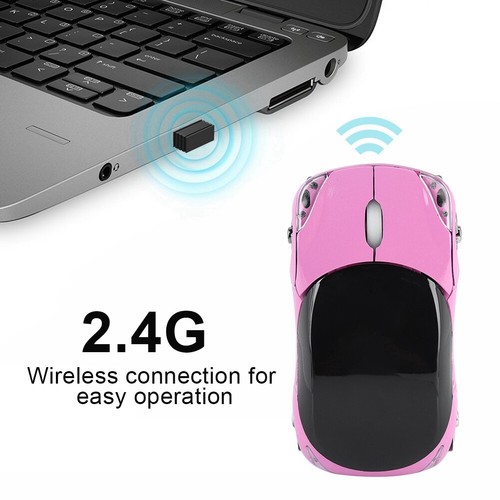 Wireless Silent USB Optical Ergonomic Gaming Mouse Car Shape For Windows Macbook - Picture 5 of 25