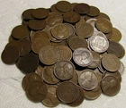 2 ROLLS OF 1916 D DENVER LINCOLN WHEAT CENTS FROM PENNY COLLECTION LOT SET COINS
