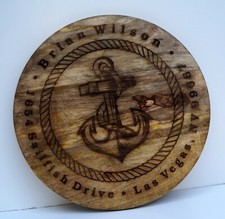 Anker-Stil, Design, Holzbrett, Wandkunst, Strandhaus, dekoratives Schildschild