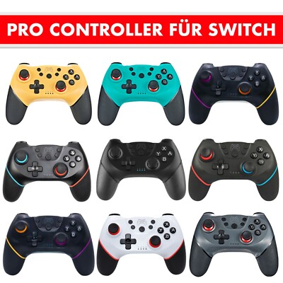 Wireless Pro CONTROLLER GAMEPAD + Ladekabel für Nintendo Switch 1 | 2 (NEU)   