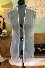 Vintage MCM Intimate Moments Sheer Bed Overlay Shirt Top Sz Medium