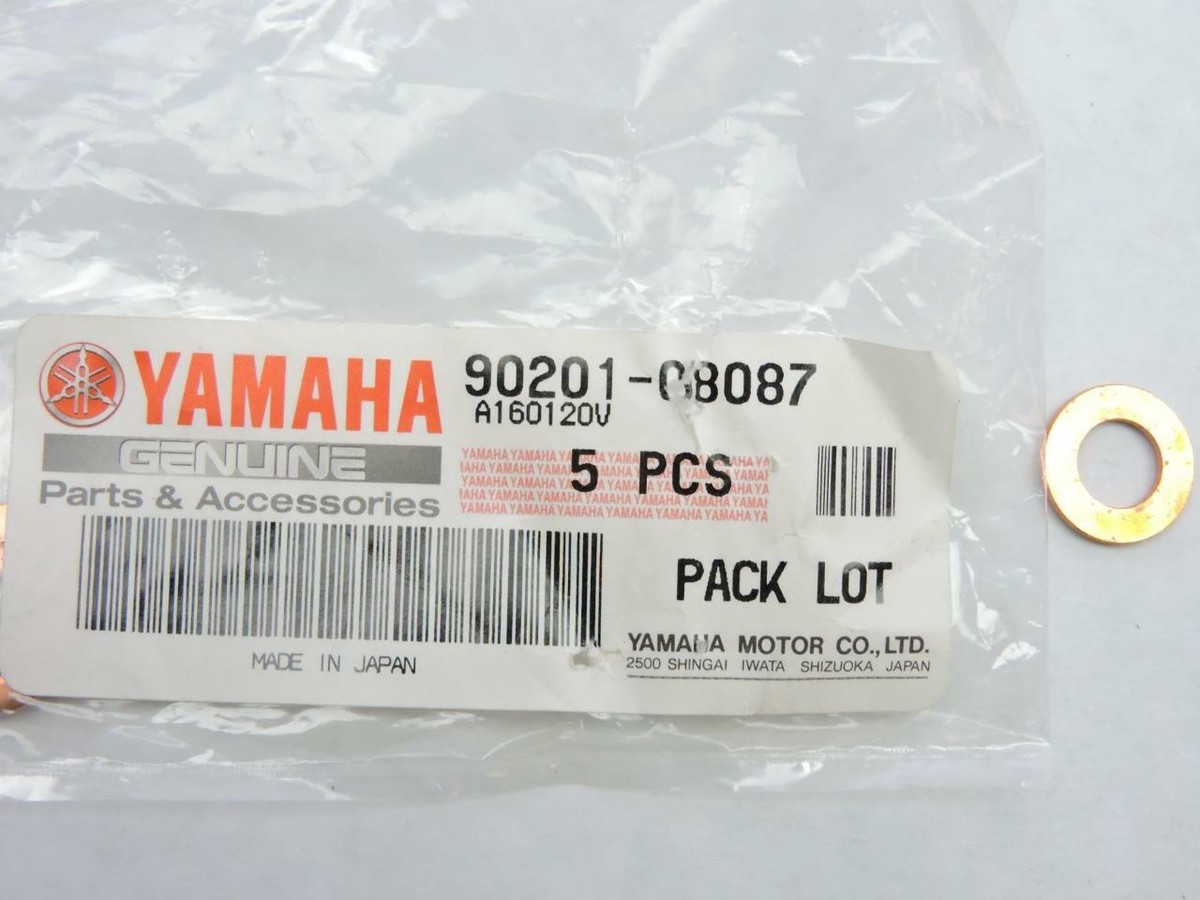 One 90201-08087 NOS Yamaha Plate Washer TW200F FZR1000E BW200E