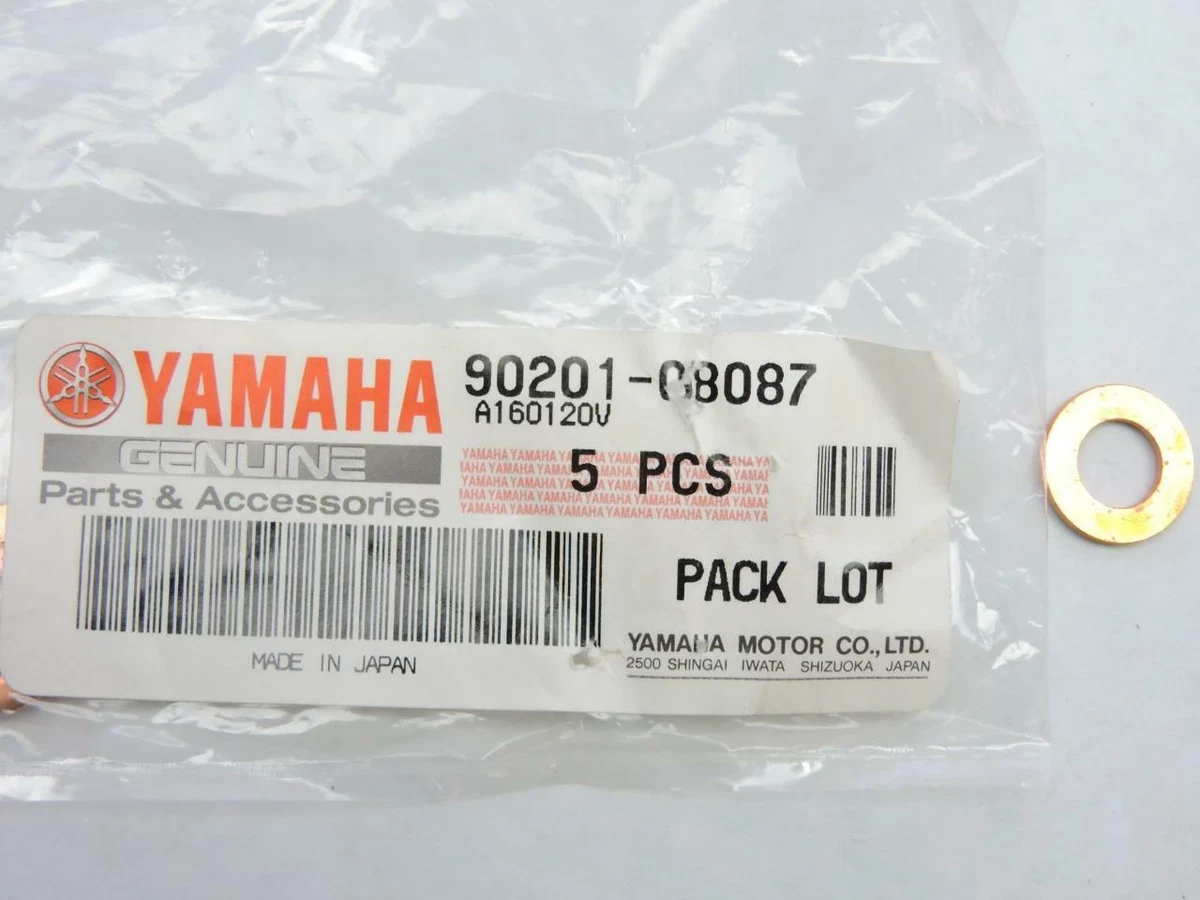 90201-08087 NOS Yamaha Plate Washer TW200F FZR1000E BW200E Y90p | eBay