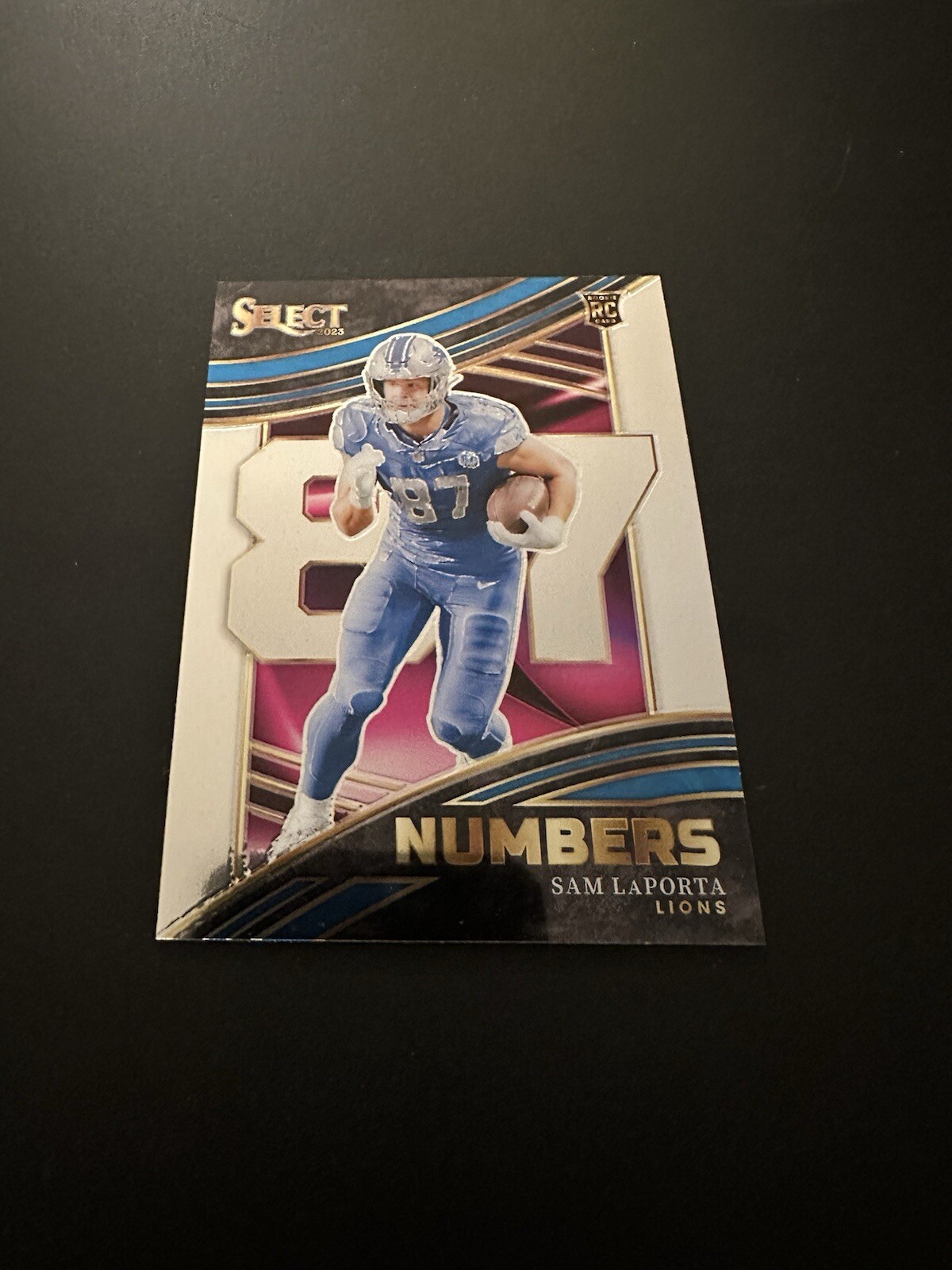 2023 Panini Select - Select Numbers #NMB-SLA Sam LaPorta (RC)