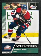 2023 UD Fall Promotion CHL MICHAEL MISA Star Rookies SP Green Parallel #399