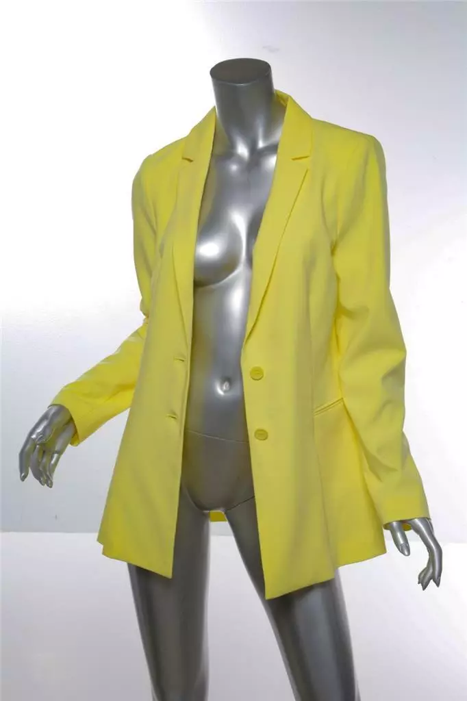 Bcbg yellow best sale blazer