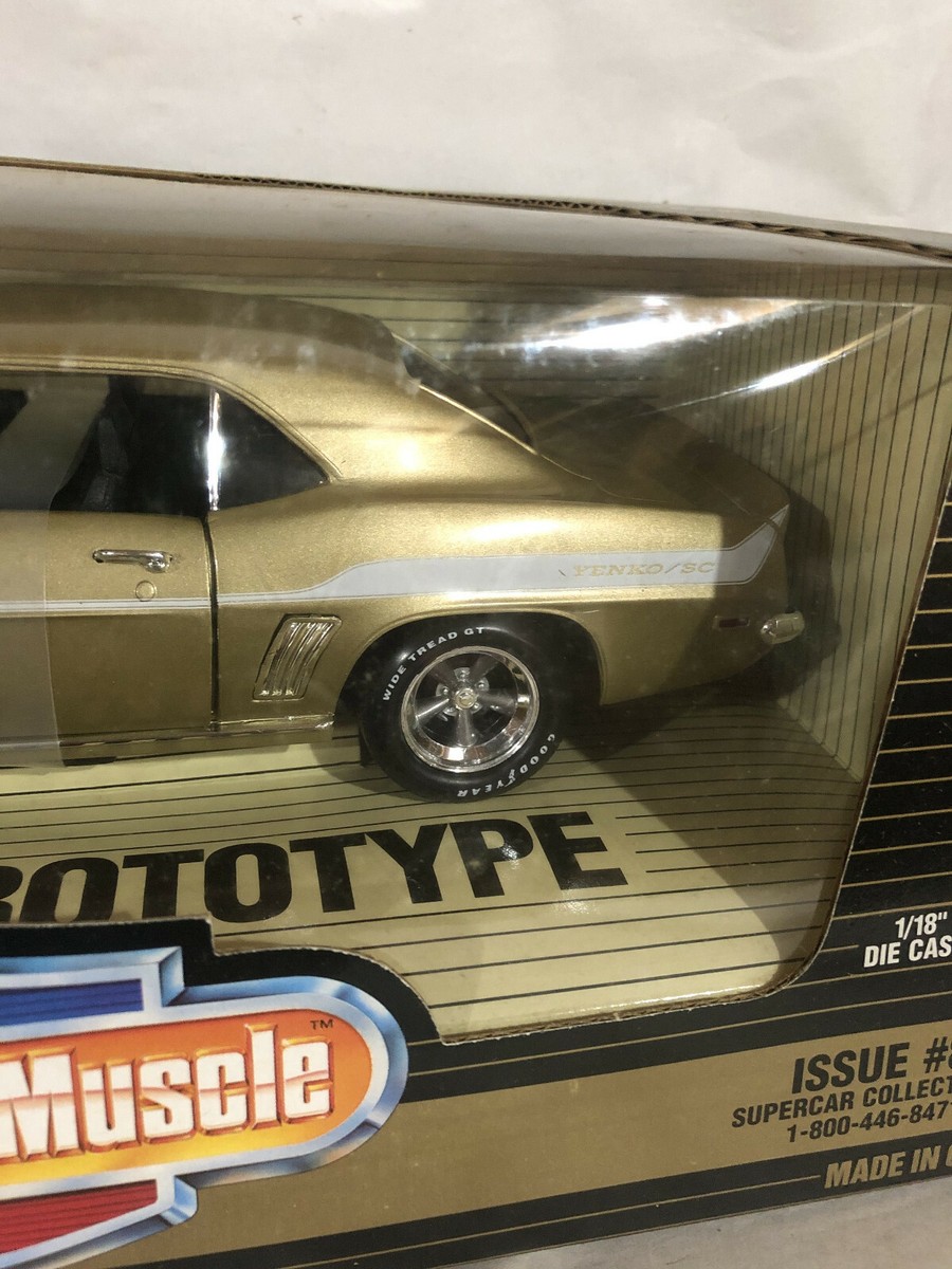 Ertl製 1/18 シボレー Camaro 1969 INDY カマロ ERTL AMERICAN MUSCLE 1969 Camaro Z-28 Gold Chase Car 1:18