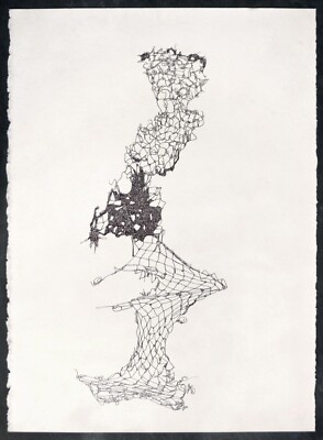 Larry Volk drawing: ''Top Model'' 22'' x 30''
