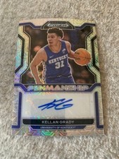 Kellan Grady 2022 Panini Prizm Draft Picks RC College Penmanship RC SP Auto Mojo