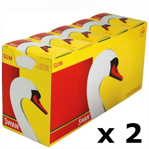 PUNTAS DE FILTRO SWAN SLIM SUELTAS 165 Puntas de filtro de cigarrillos por caja 5 10 20 30 40 - Imagen 2 de 5