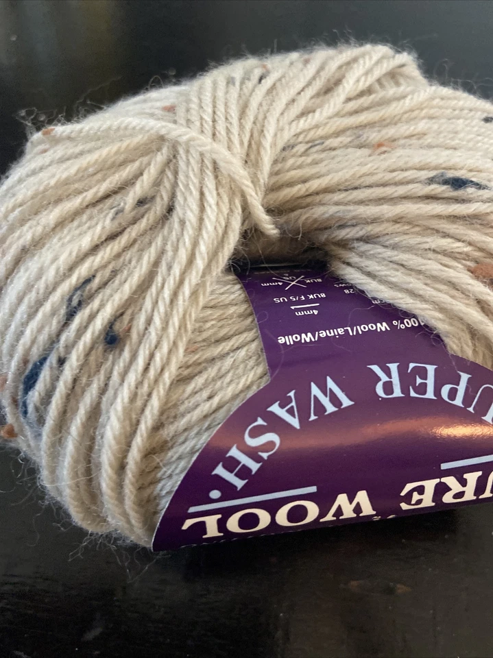 Hilo de Lana Hayfield Tradicional Superwash Doble Tejido Pure Barra Tweed Lote 2 Foto 3 de 4