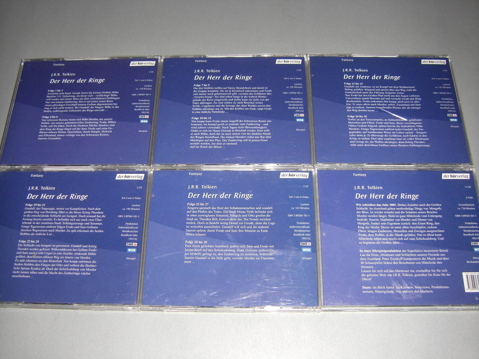 CD Hörbuch - Der Herr der Ringe - J.R.R. Tolkien - 11 CDs | eBay.de