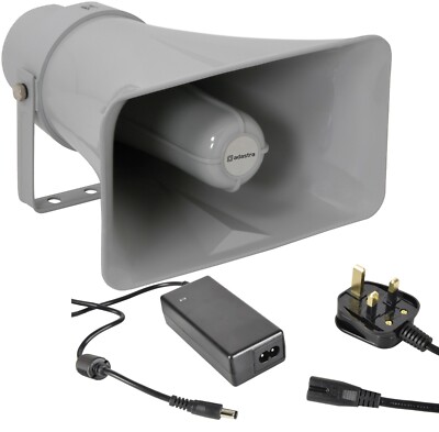 Aktiver wetterfester Hornlautsprecher 25W mit Netzteil