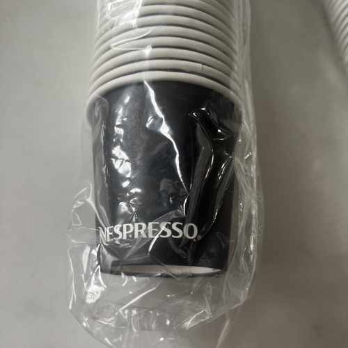 Nespresso Espresso Disposable Paper Cups (100ml) 50 Pcs 4oz, (BRODYS