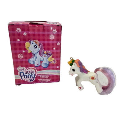 My Little Pony Christmas Ornament Sunny Daze White 2004 Hasbro AXOR-031L Holiday