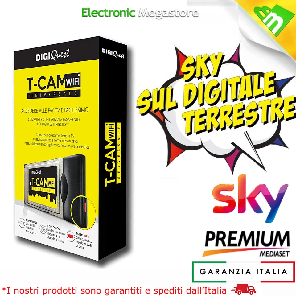 CAM HD PER SKY DTT E MEDIASET PREMIUM - NO TESSERA INCLUSA - Immagine 3 di 3