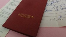 VACHERON & CONSTANTIN JEWELS CERTIFICATE OF ORIGIN & GUARANTEE CARD RECEIPT 1971