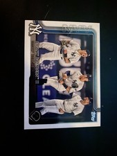2025 Topps #184 Bronx Bombers II Yankees Trio Aaron Judge Soto Verdugo Yankees