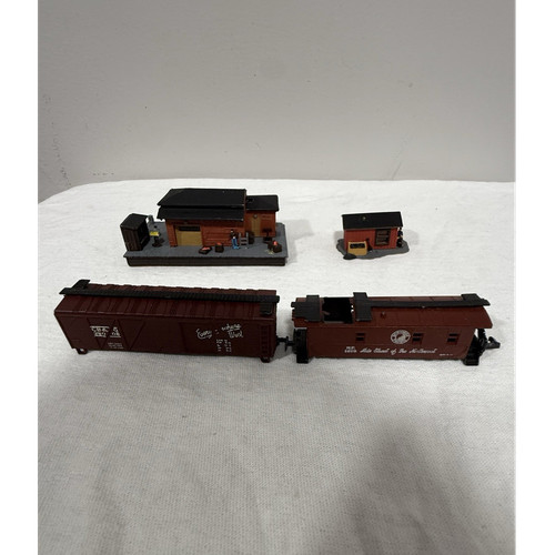 Life-Like C.B.&Q. Calibre HO Caboose Plástico Marrón Analógico Dos Rieles, MPN 2402 | Zustand: Used