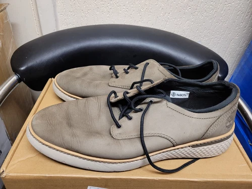 Scarpe casual da uomo Timberland Cross Mark Oxford punta liscia beige taglia UK 8 5