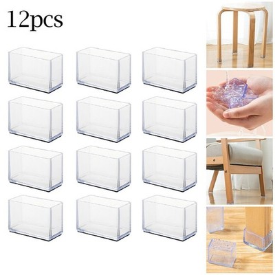 12pcs Stuhlbeinkappen Stuhl Kappen F��?e Gummi M?belf��?e Schutzkappen M?bel