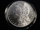 1886 MORGAN SILVER DOLLAR MS BU BLAZING CARTWILL