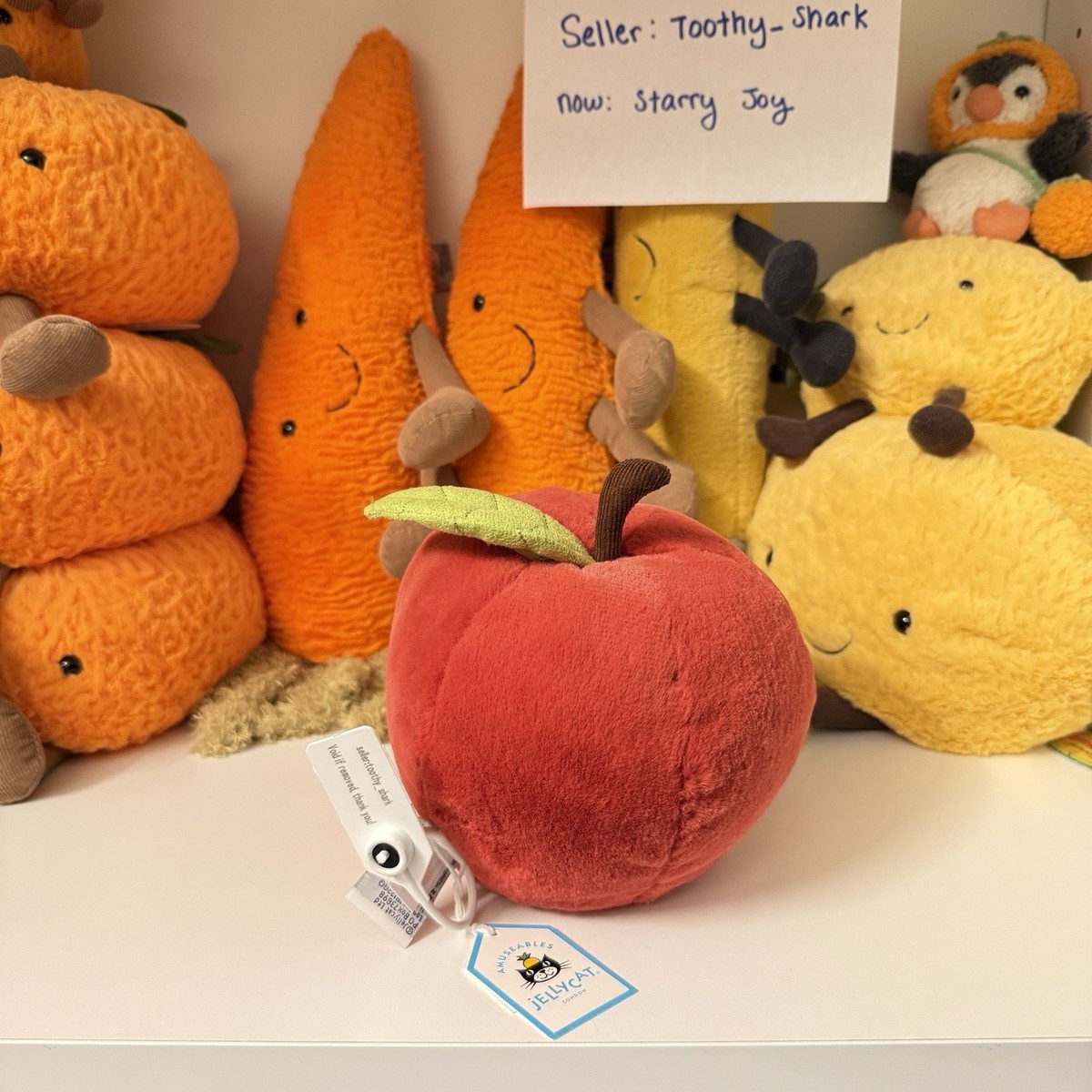 Jellycat Amuseables Apple BNWT - 100% Authentic - Fast Ship from