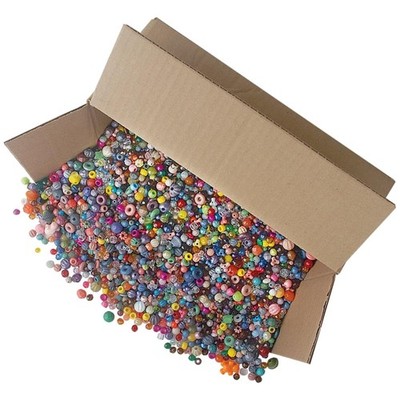 Craft Beads Mix, 5lb Assorted Shapes, Colors