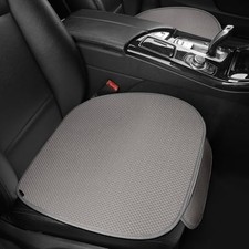 2pcs All-Season Car Seat Covers Grey - Breathable Car Front Seat Cushion Grey