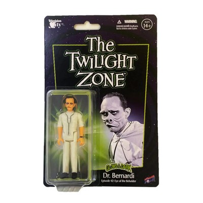 The Twilight Zone Dr Bernardi 3 3/4 Inch Glow in the Dark Actionfigur
