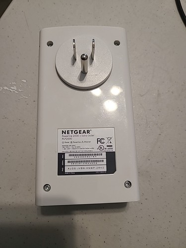 NETGEAR Powerline Adapter 2000 Mbps Gigabit Ethernet Ports - PLP2000 - Bild 2 von 3