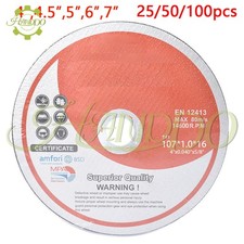 Metal  Stainless Steel Thin Cutting Discs 4",4.5",5",6",7" Cut off Wheel