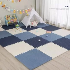 Soft Non Toxic Baby And Kids Play Mat EVA Foam Floor Interlocking Tiles Playroom
