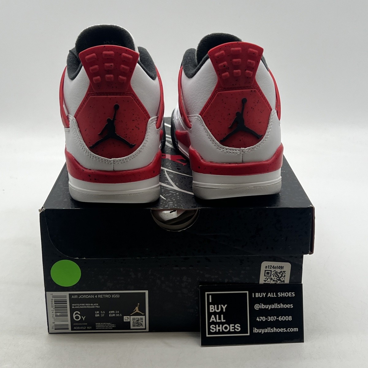 Size 6 - Jordan 4 Retro Mid Red Cement for sale online | eBay