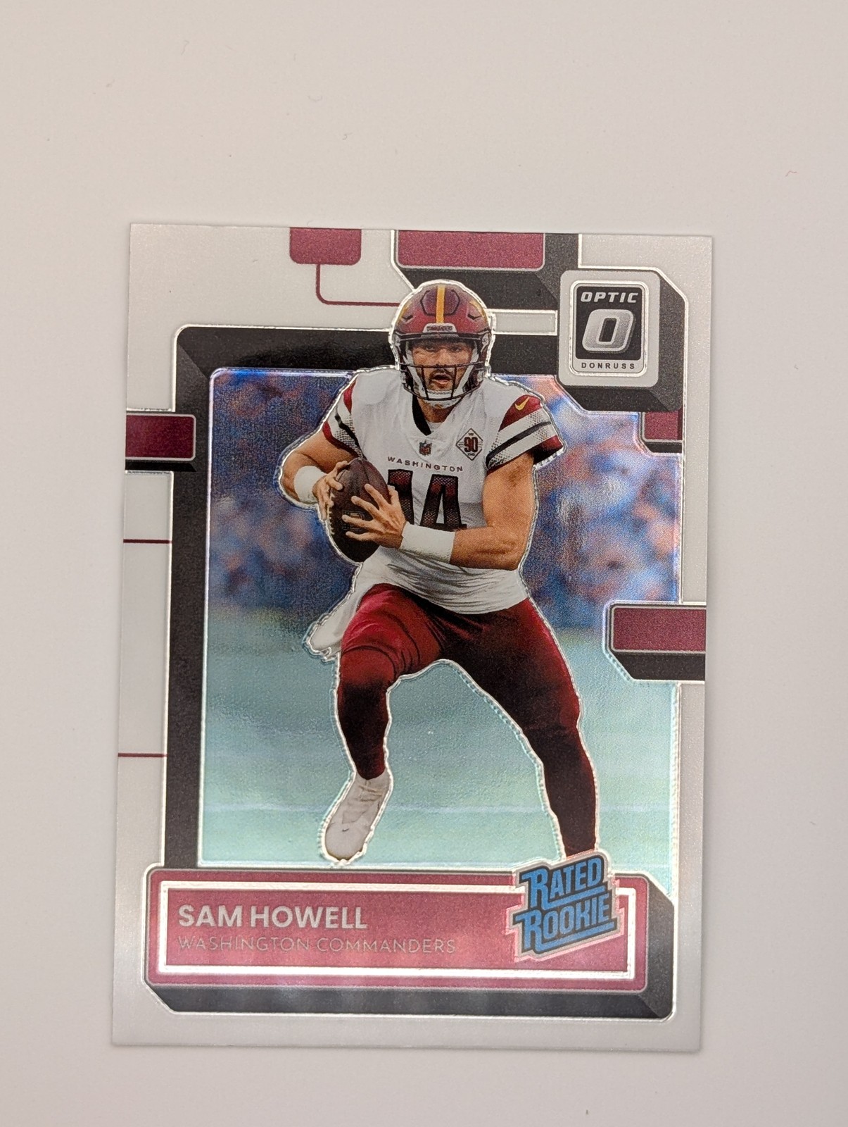 2022 Panini Donruss Optic - Rated Rookie Sam Howell #205 Holo Prizm (RC)