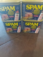 NEW Limited Spam x Bachan s Japanese Barbecue BBQ Sauce Spam 4 12 Ounce Cans