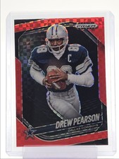 DREW PEARSON 2025 PANINI PRIZM BLACK RED POWER COWBOYS /75 Q6608